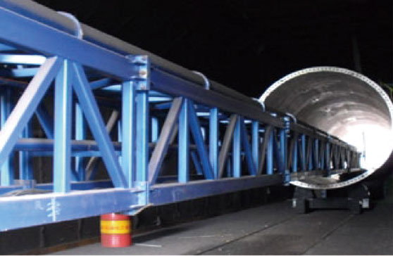 塔筒内外壁抛（喷）丸清理机