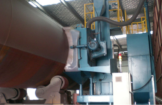 塔筒内外壁抛（喷）丸清理机