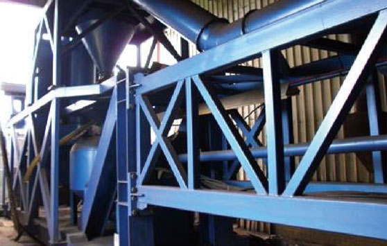 塔筒内外壁抛（喷）丸清理机