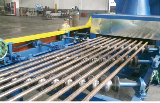 钢筋线材圆钢抛丸清理机