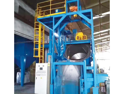 倾斜滚筒式抛丸机