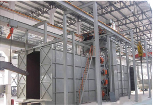 吊钩通过式抛丸机